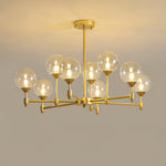Solara Elegant Glass Chandelier - Lamp Outdoor