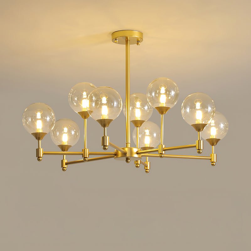 Solara Elegant Glass Chandelier - Lamp Outdoor