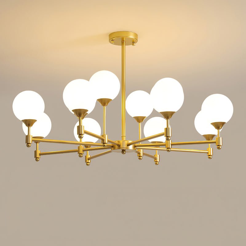 Solara Elegant Glass Chandelier - Lamp Outdoor