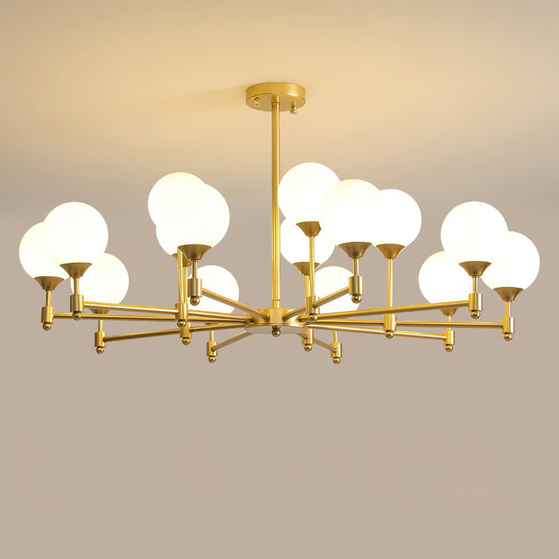 Solara Elegant Glass Chandelier - Lamp Outdoor