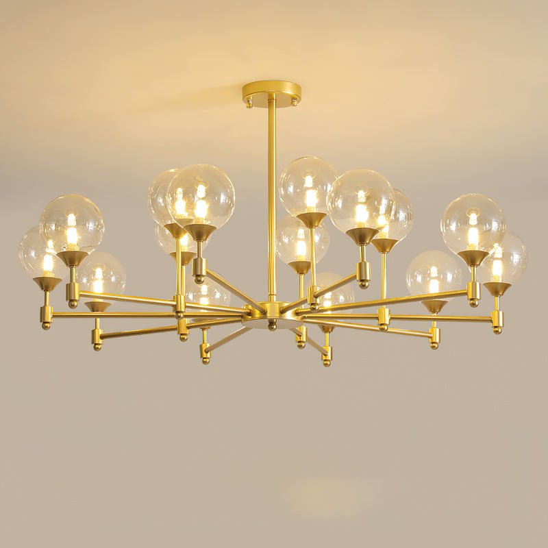 Solara Elegant Glass Chandelier - Lamp Outdoor