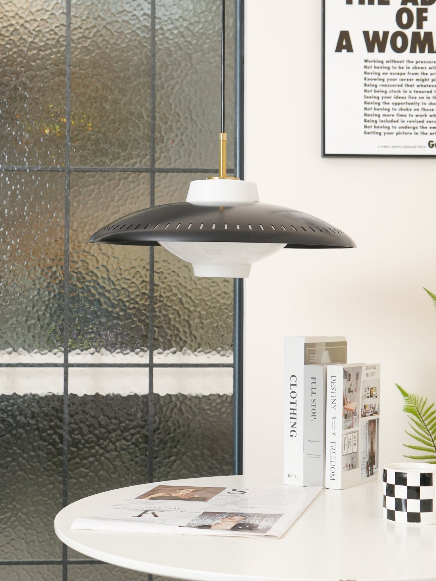 Alien Frisbee Pendant Lamp - Lamp Outdoor