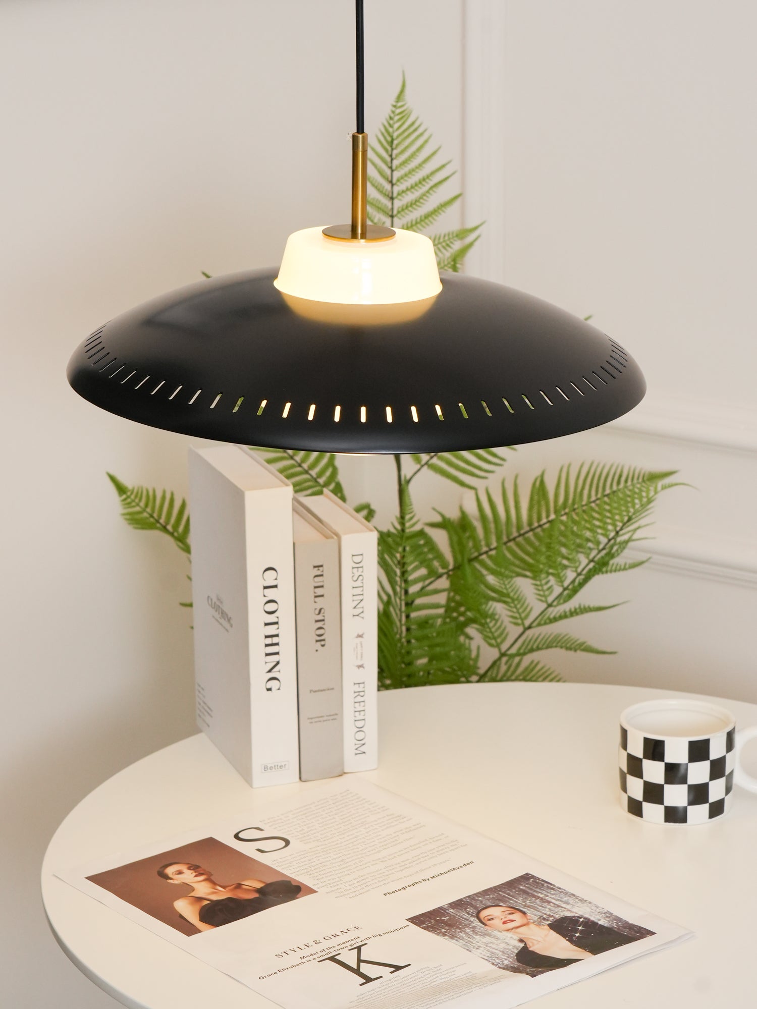 Alien Frisbee Pendant Lamp - Lamp Outdoor
