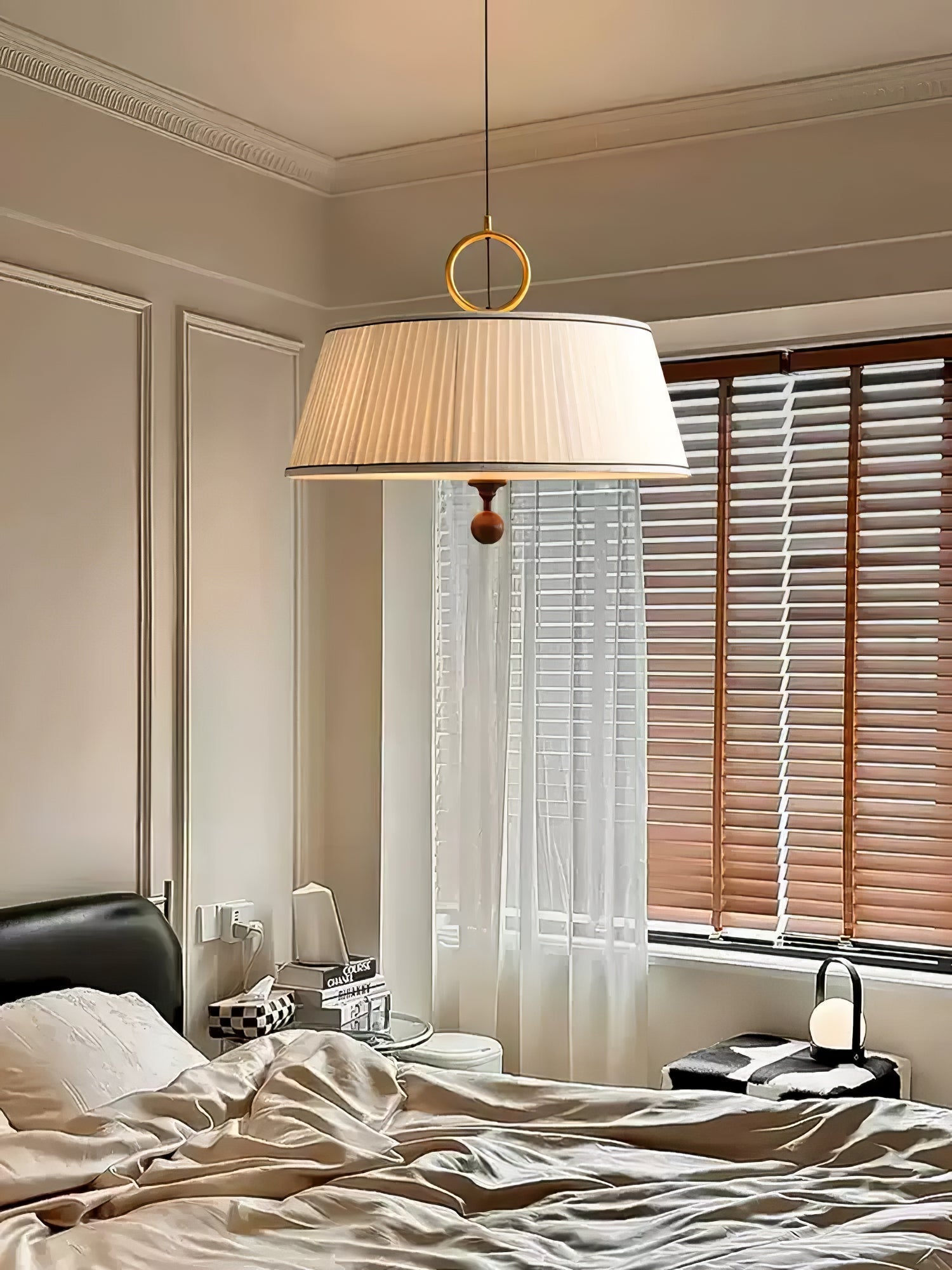 Alina Fabric Pendant Lamp - Lamp Outdoor