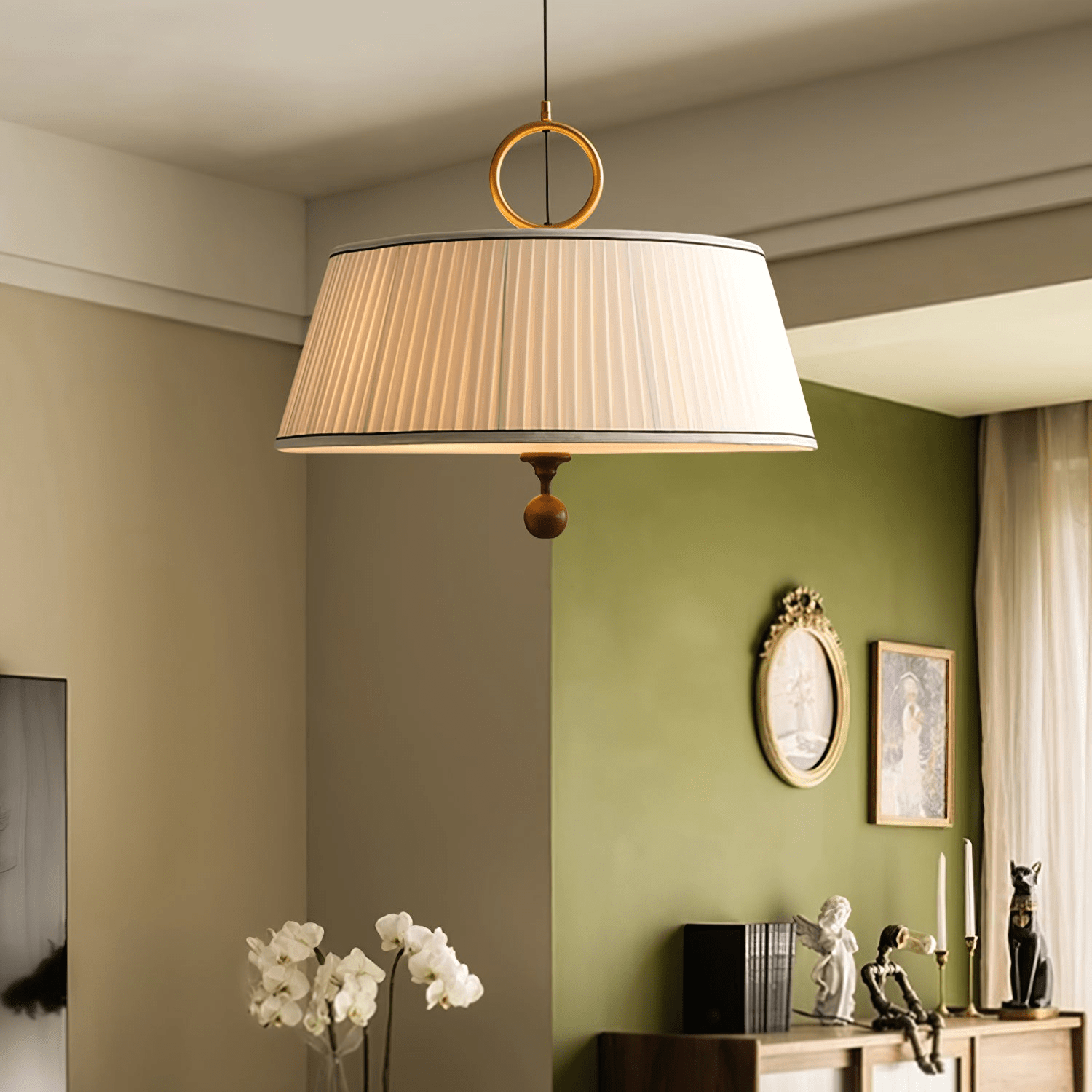 Alina Fabric Pendant Lamp - Lamp Outdoor