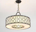 Arshaor Premium Elegance Round Copper Glass Pendant light - Lamp Outdoor