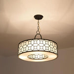 Arshaor Premium Elegance Round Copper Glass Pendant light - Lamp Outdoor