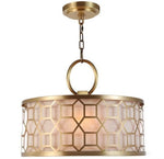 Arshaor Premium Elegance Round Copper Glass Pendant light - Lamp Outdoor