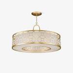 Arshaor Premium Elegance Round Copper Glass Pendant light - Lamp Outdoor