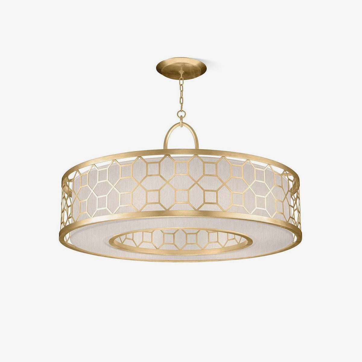 Arshaor Premium Elegance Round Copper Glass Pendant light - Lamp Outdoor