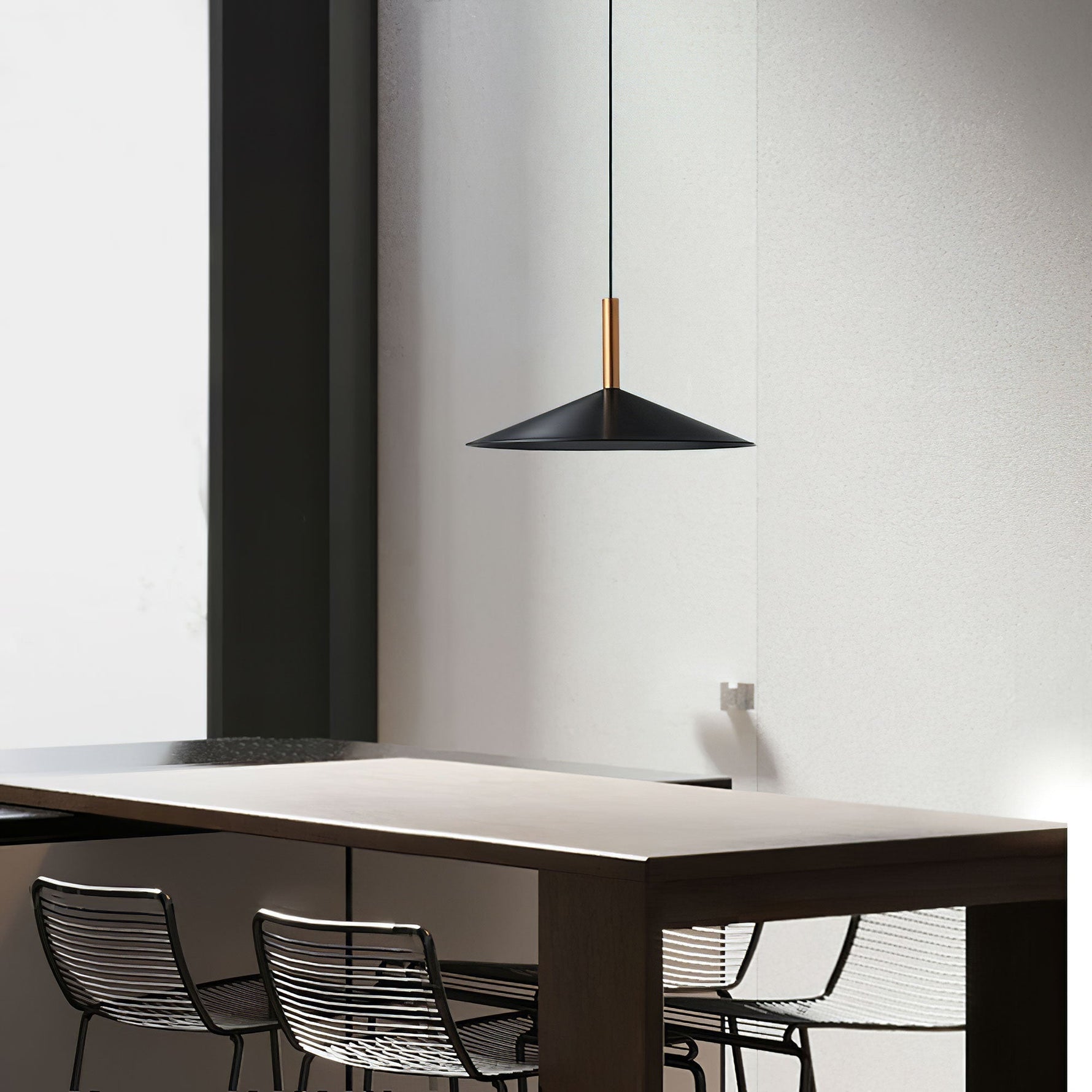 Vezoror Conical Metal Pendant Light - Lamp Outdoor