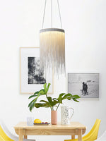Aluminum Chain Tassel Pendant Light - Lamp Outdoor