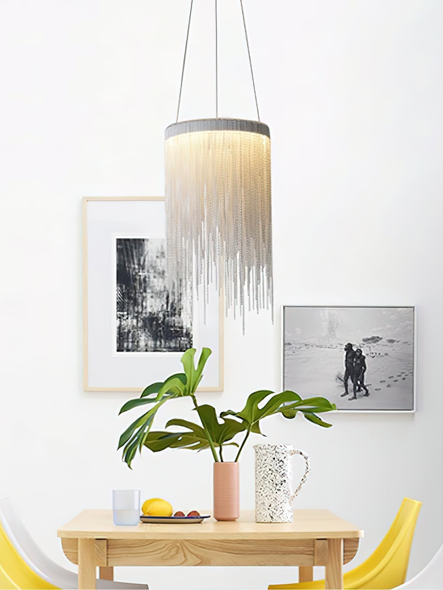 Aluminum Chain Tassel Pendant Light - Lamp Outdoor