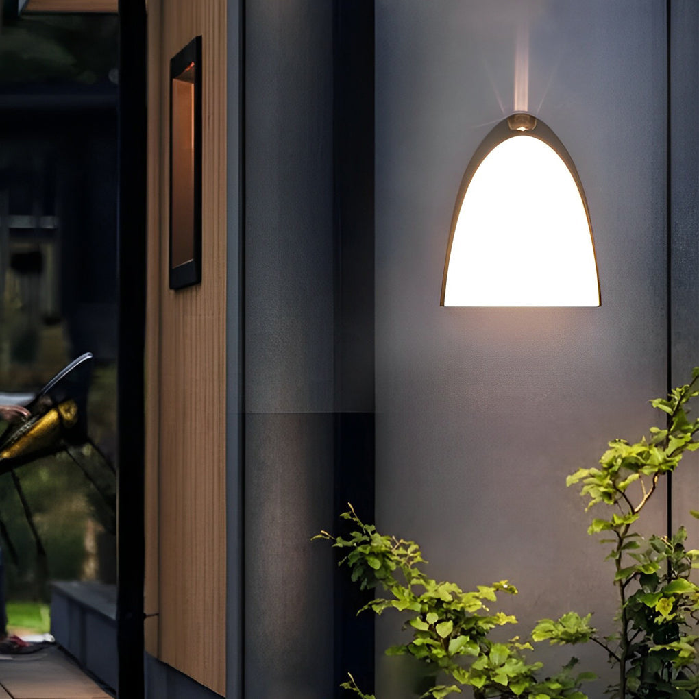 Creative LED Waterproof Aluminum Black Modern Outdoor Wall Sconce Lighting - Lamp Outdoor