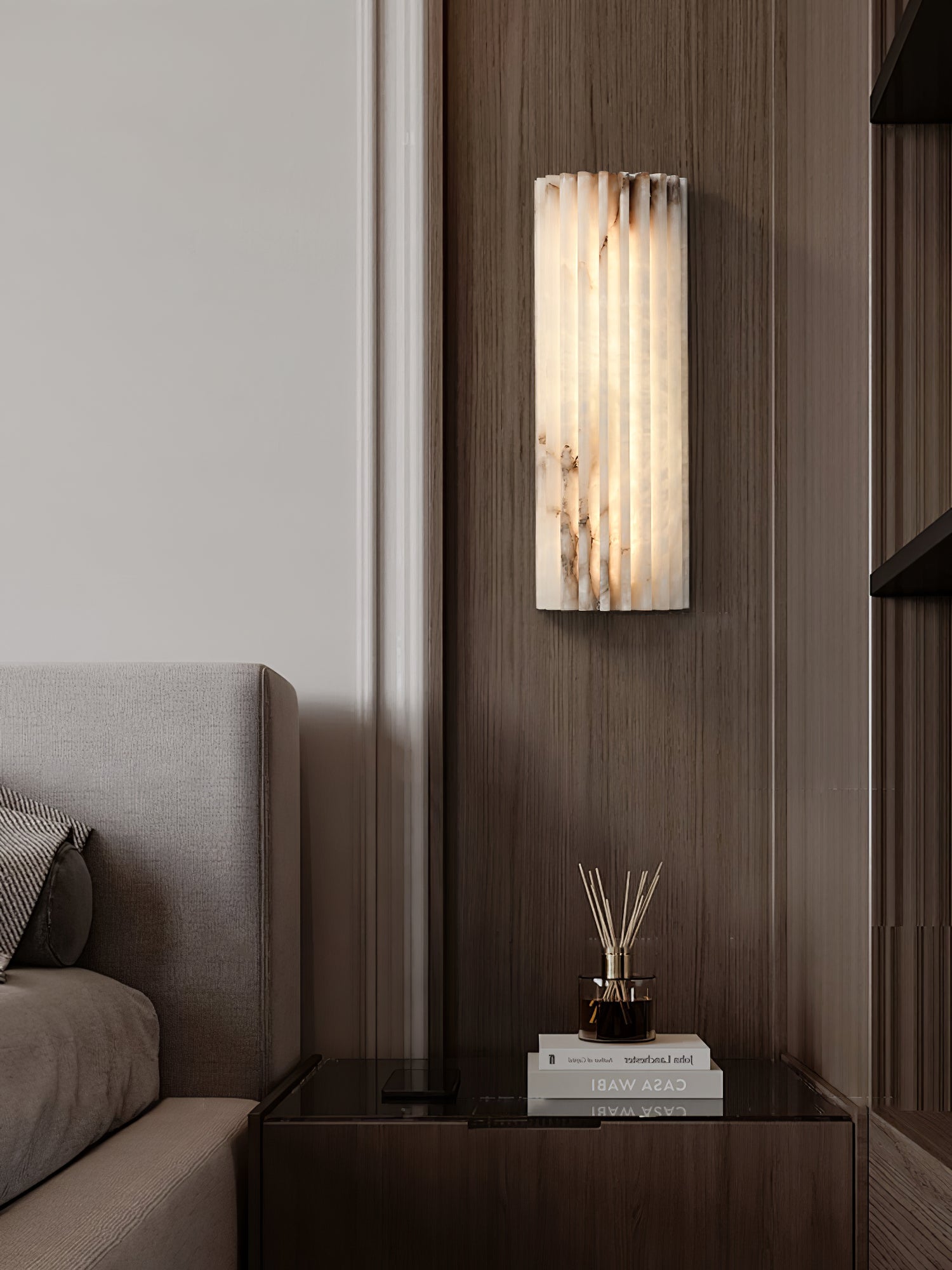Orcarion Alabaster Wall Lamp - Lamp Outdoor