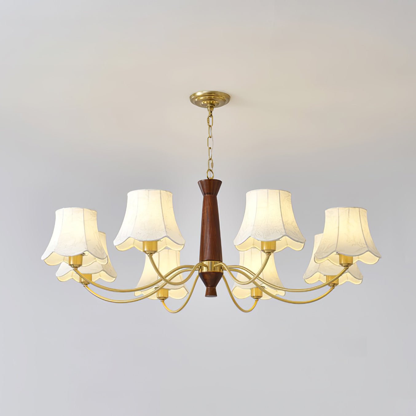 Alyssa Fabric Chandelier - Lamp Outdoor