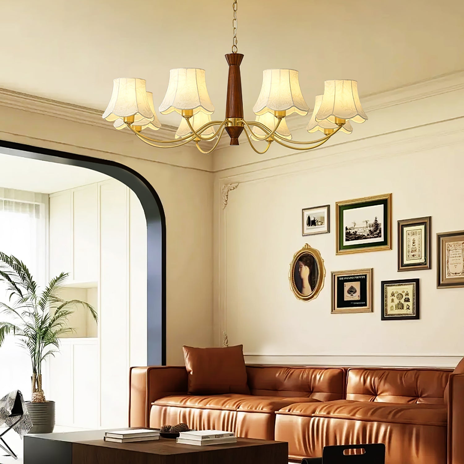 Alyssa Fabric Chandelier - Lamp Outdoor