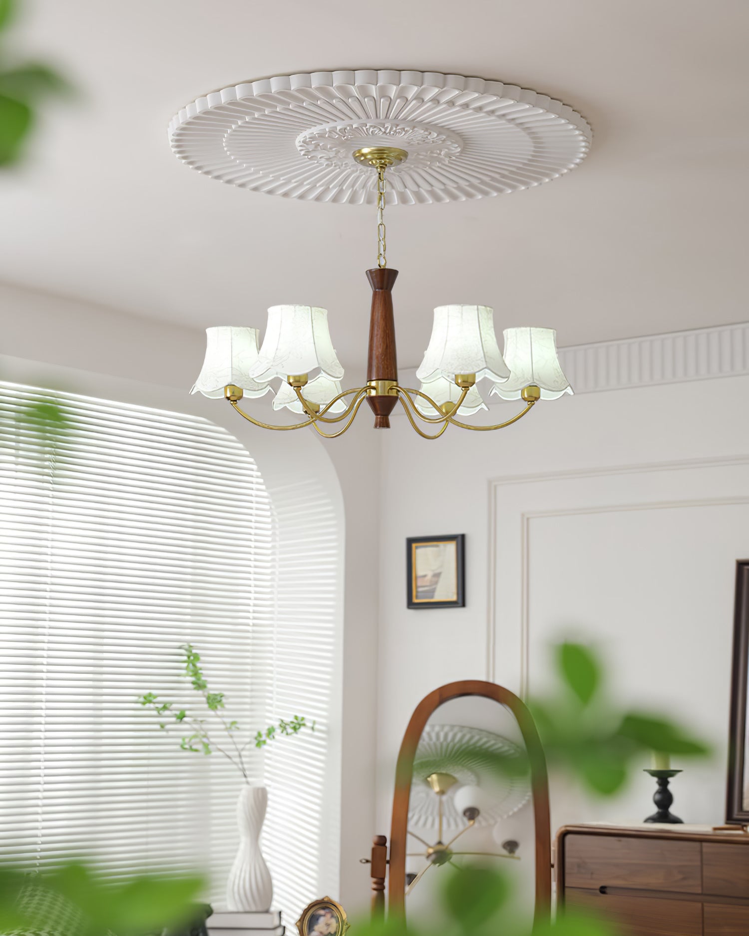 Alyssa Fabric Chandelier - Lamp Outdoor