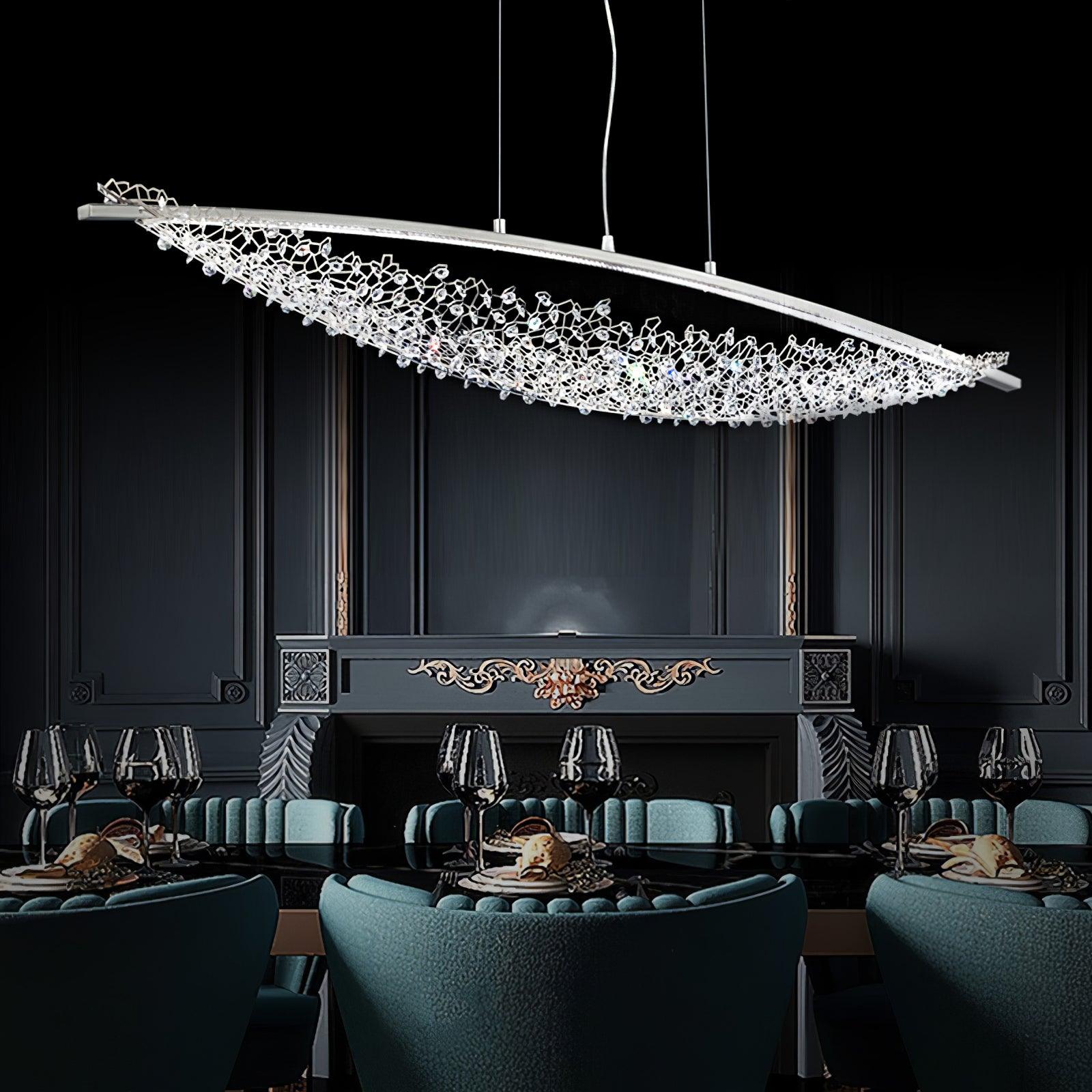 Elvarin Crystal Pendant Light - Lamp Outdoor