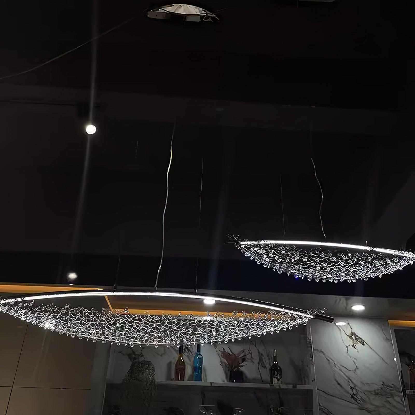 Elvarin Crystal Pendant Light - Lamp Outdoor