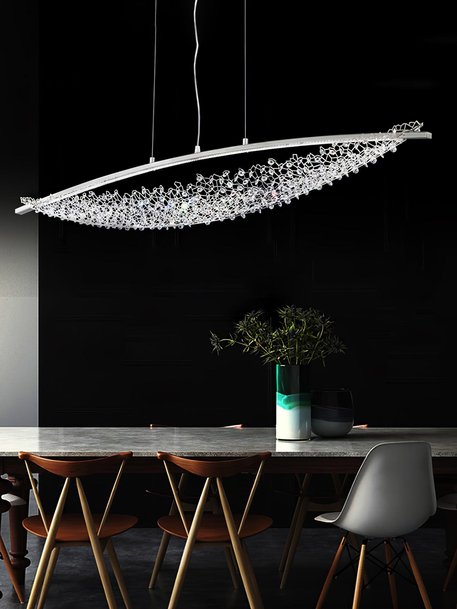 Elvarin Crystal Pendant Light - Lamp Outdoor