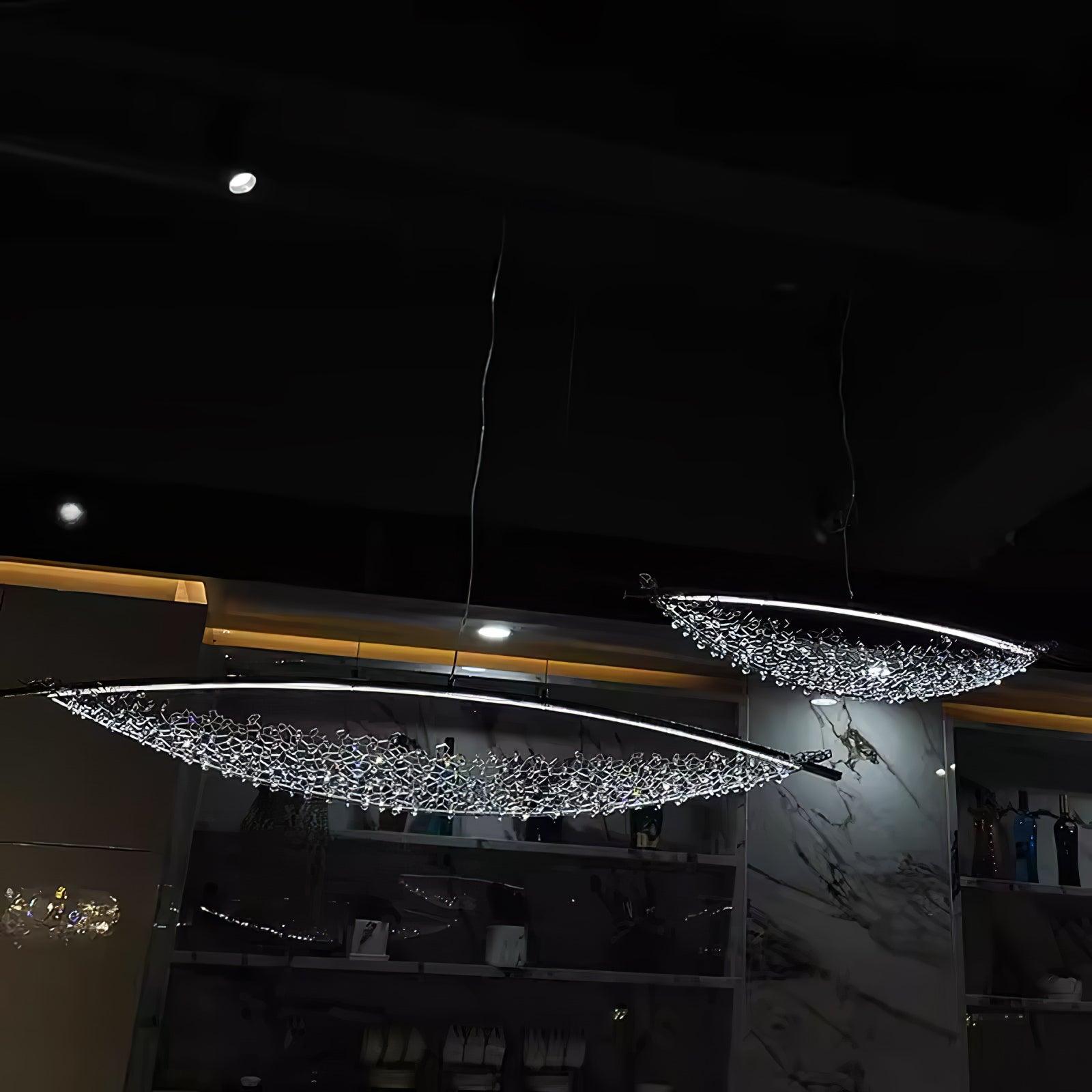 Elvarin Crystal Pendant Light - Lamp Outdoor