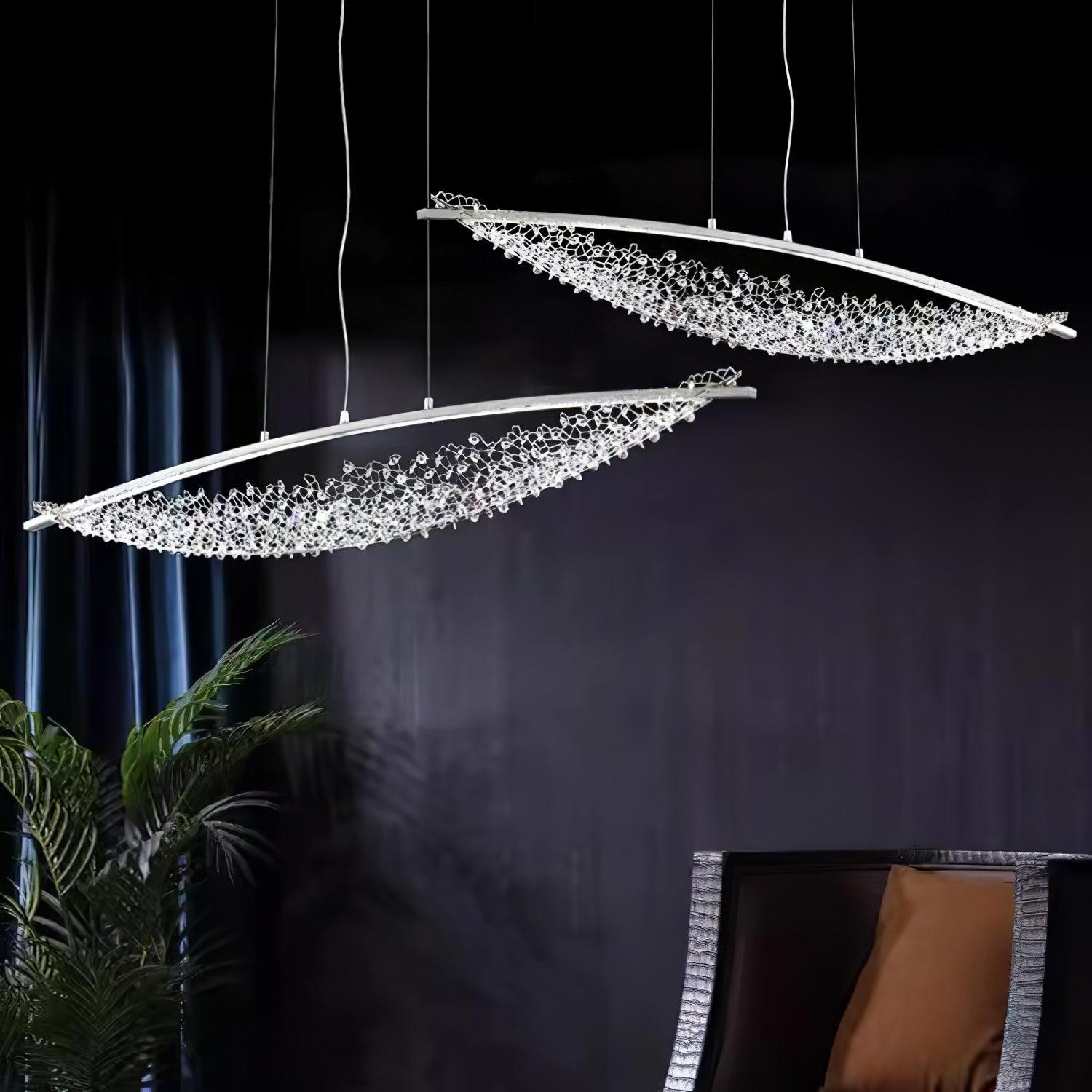 Elvarin Crystal Pendant Light - Lamp Outdoor