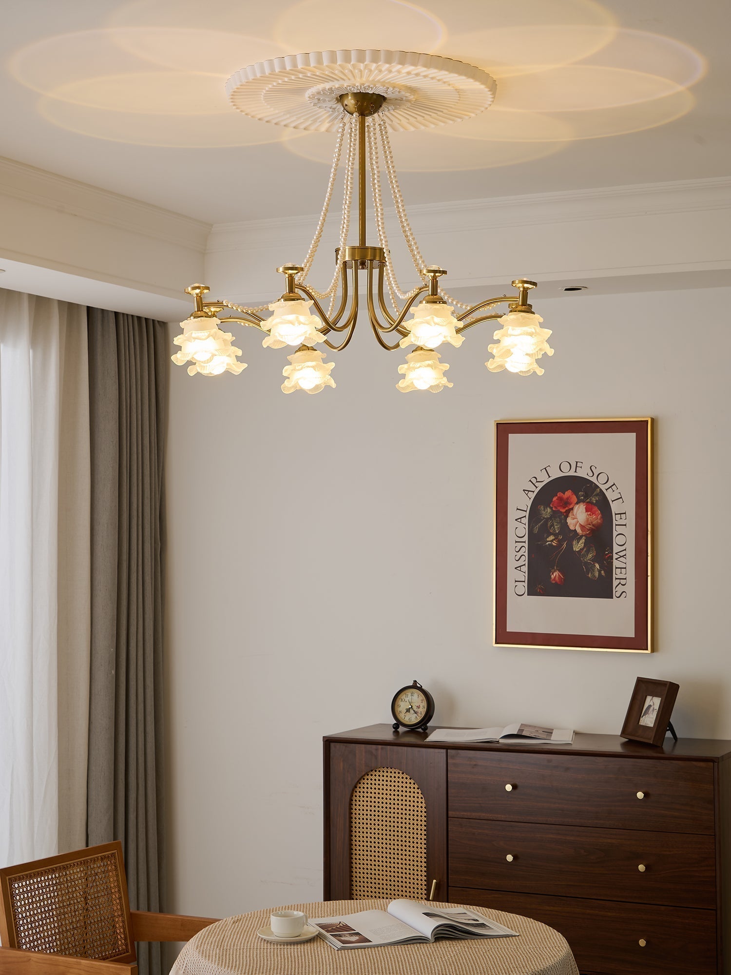 Amaris Rose Chandelier - Lamp Outdoor