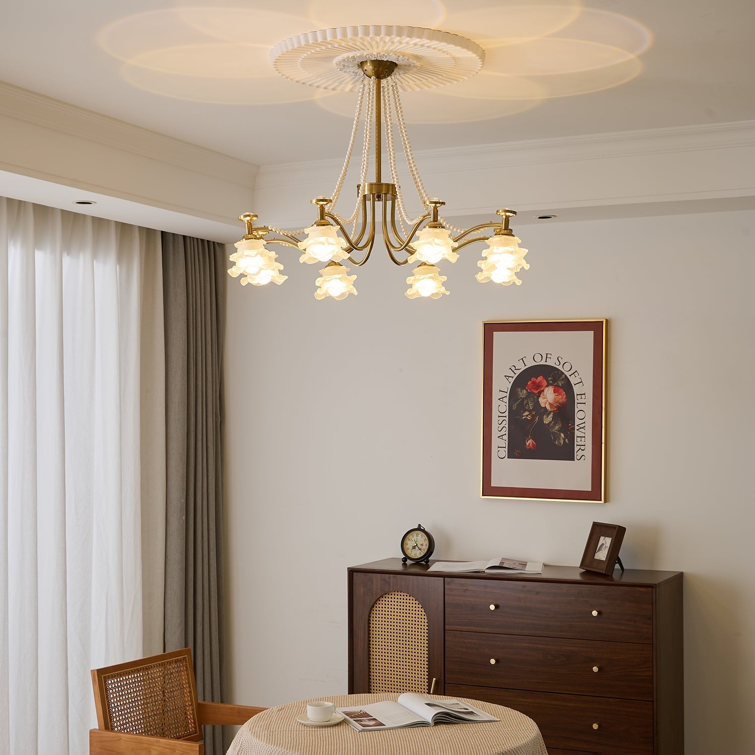 Amaris Rose Chandelier - Lamp Outdoor