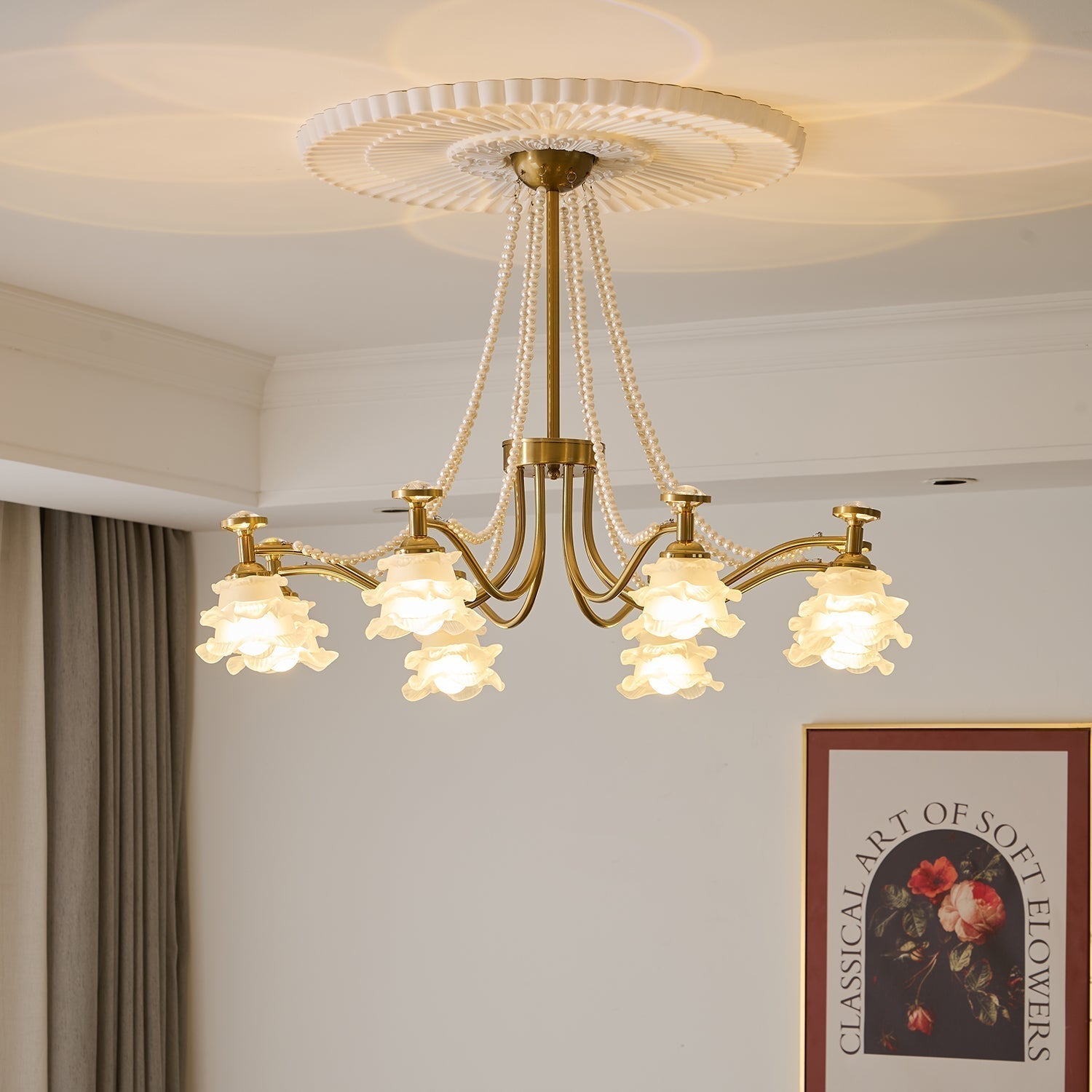 Amaris Rose Chandelier - Lamp Outdoor
