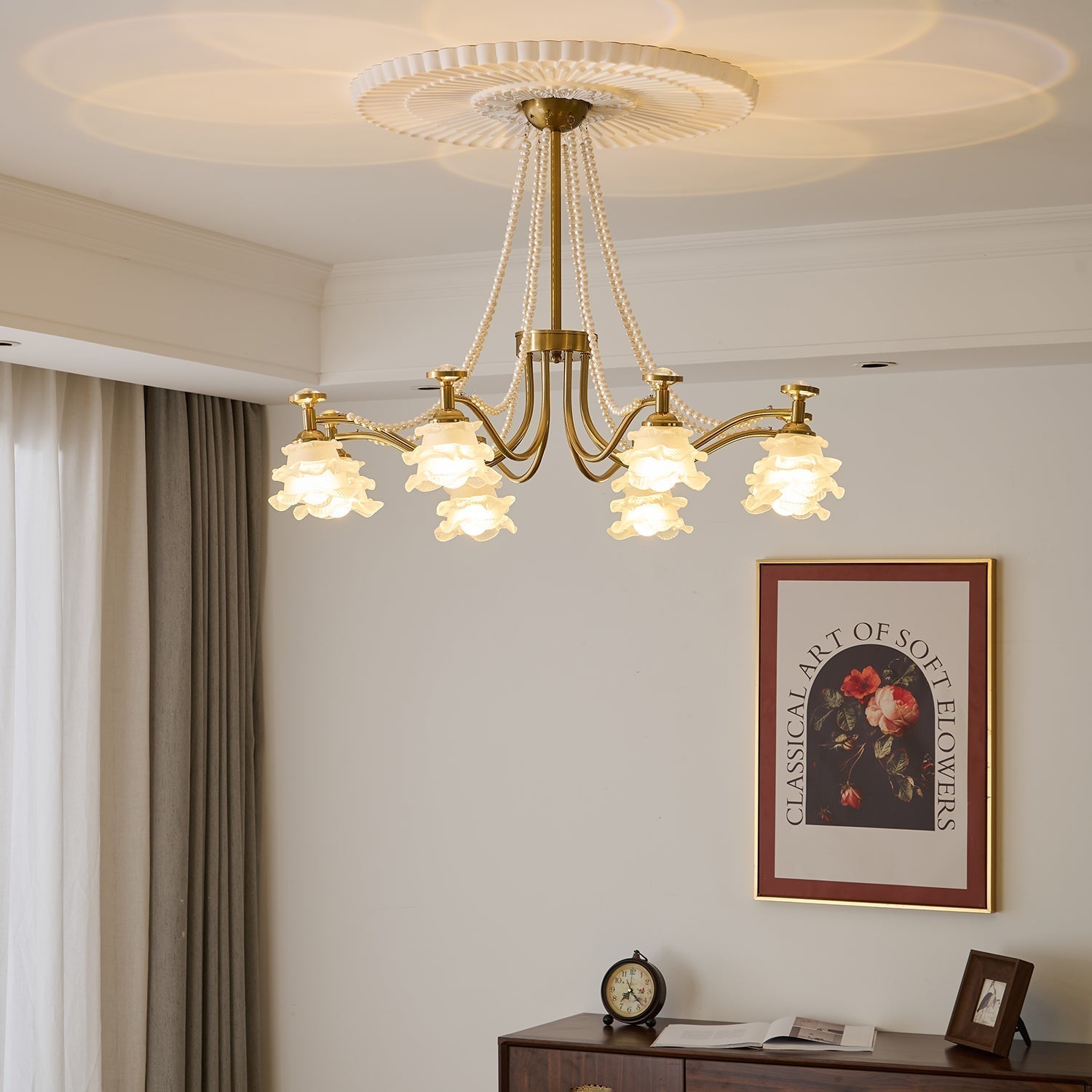 Amaris Rose Chandelier - Lamp Outdoor