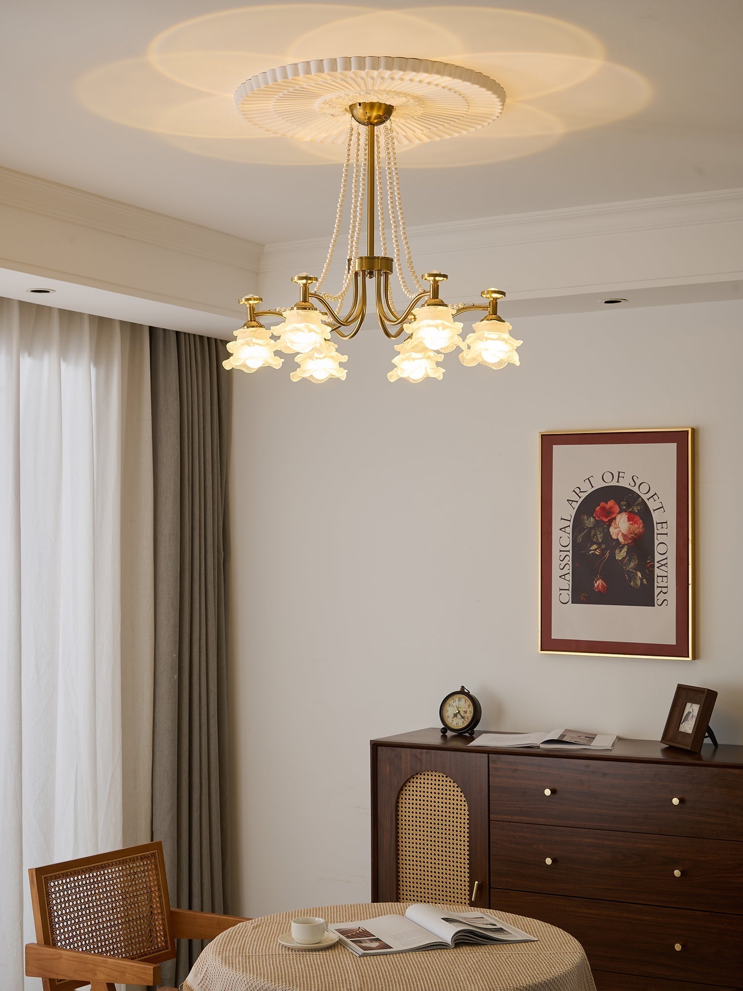 Amaris Rose Chandelier - Lamp Outdoor