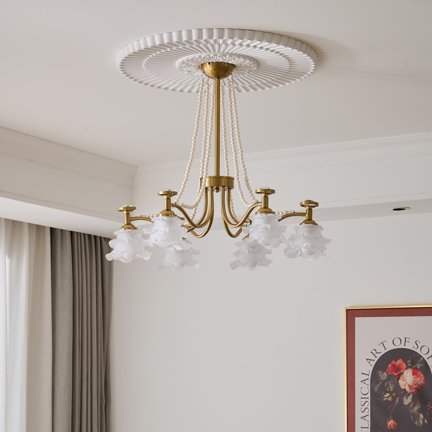 Amaris Rose Chandelier - Lamp Outdoor