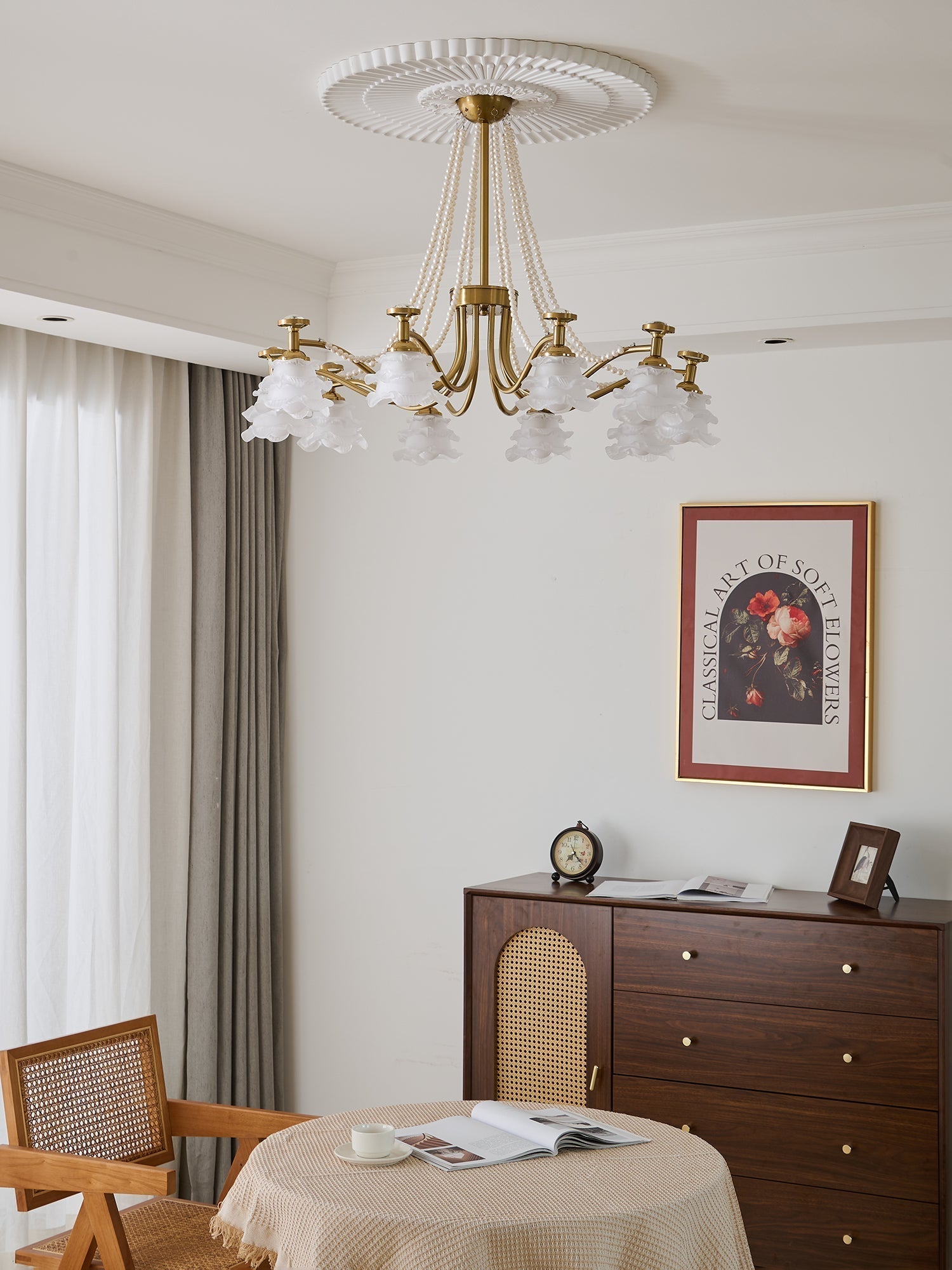 Amaris Rose Chandelier - Lamp Outdoor