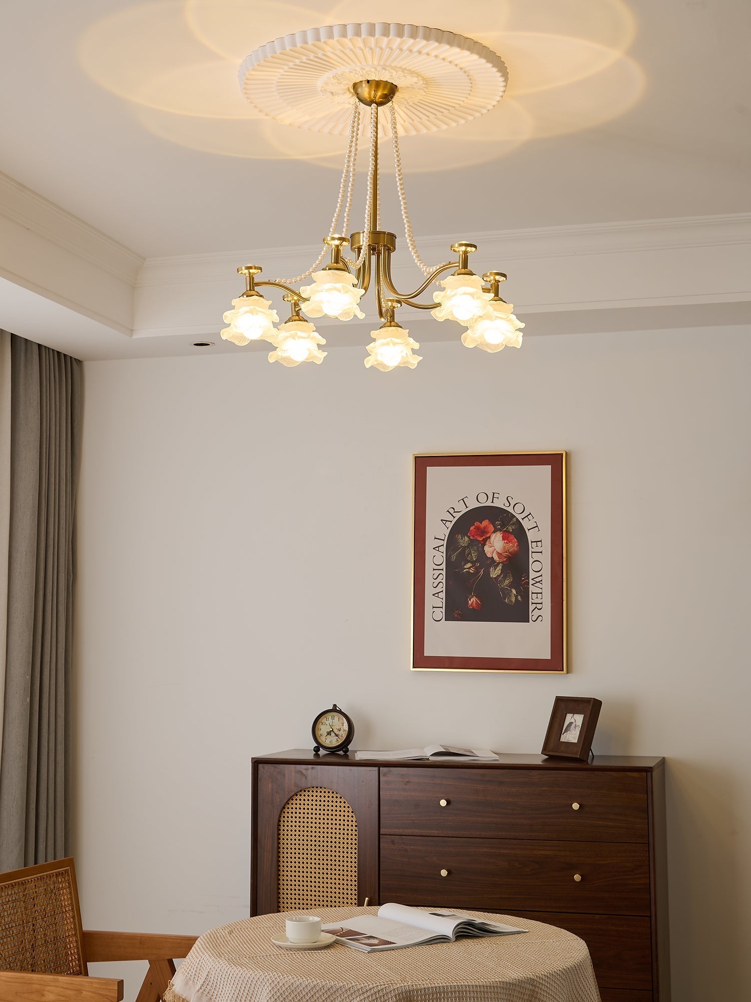 Amaris Rose Chandelier - Lamp Outdoor