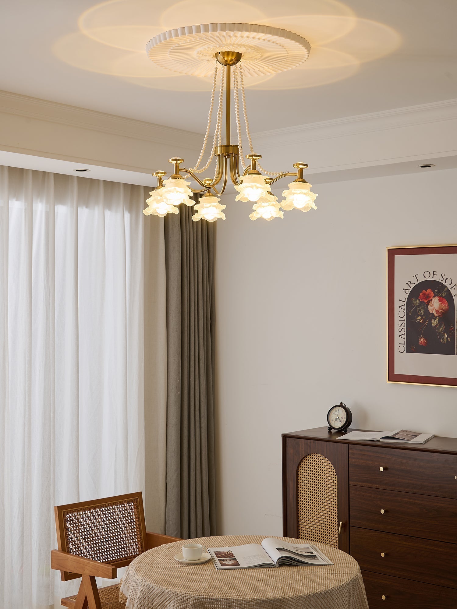 Amaris Rose Chandelier - Lamp Outdoor