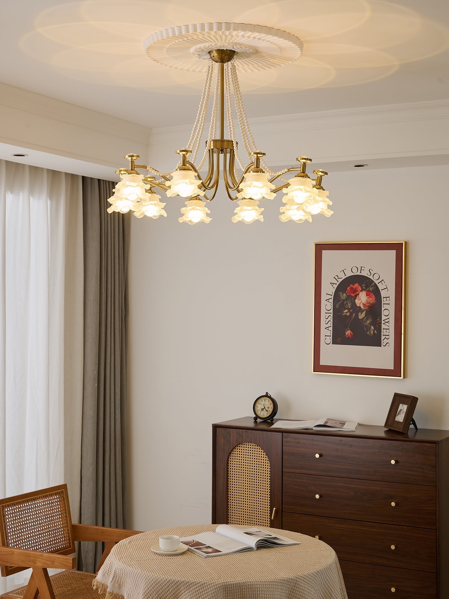 Amaris Rose Chandelier - Lamp Outdoor