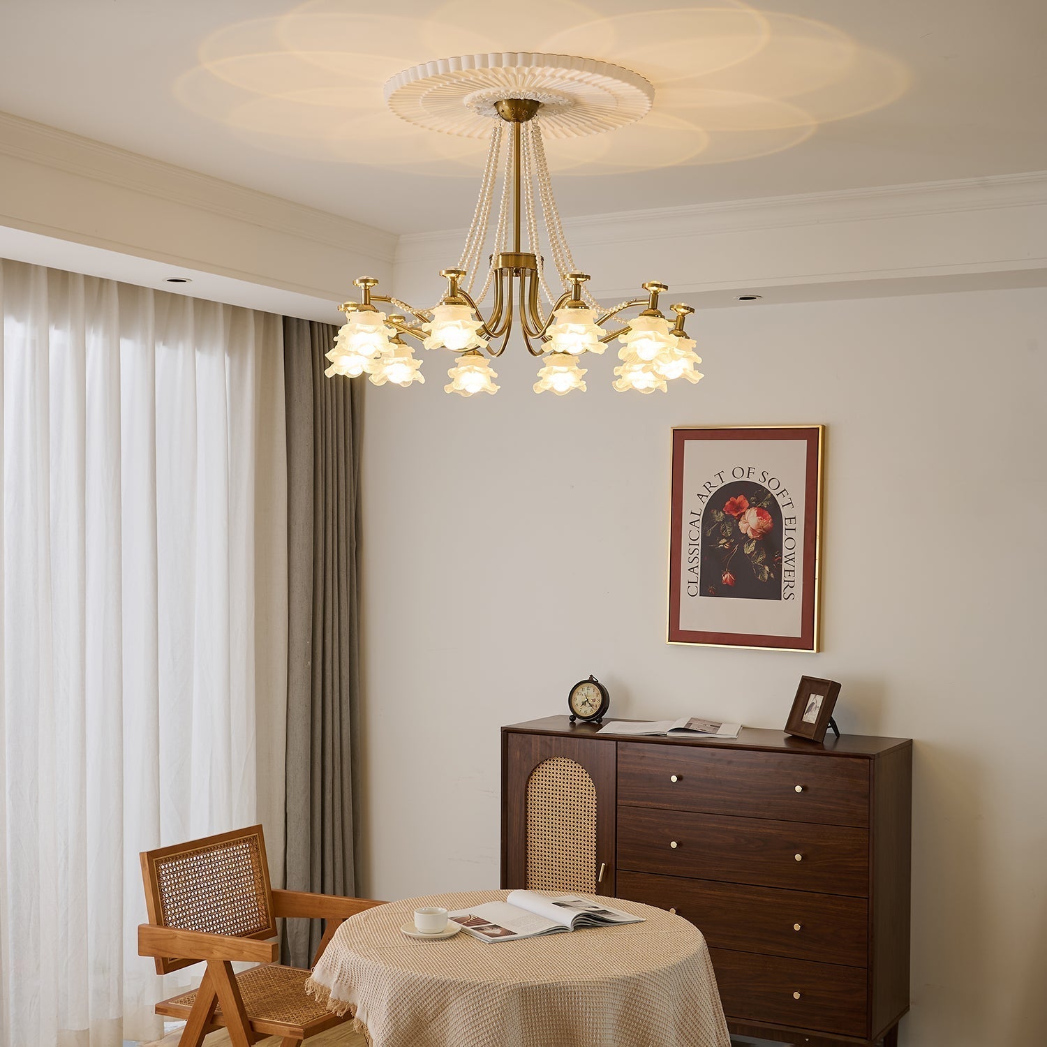 Amaris Rose Chandelier - Lamp Outdoor