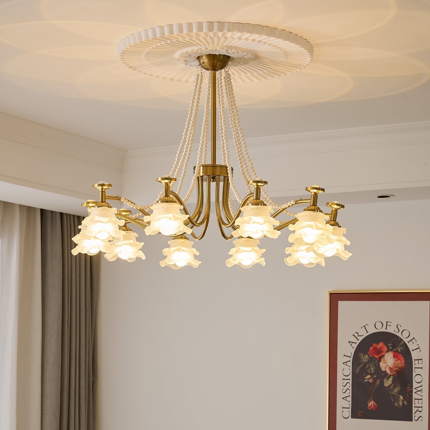 Amaris Rose Chandelier - Lamp Outdoor