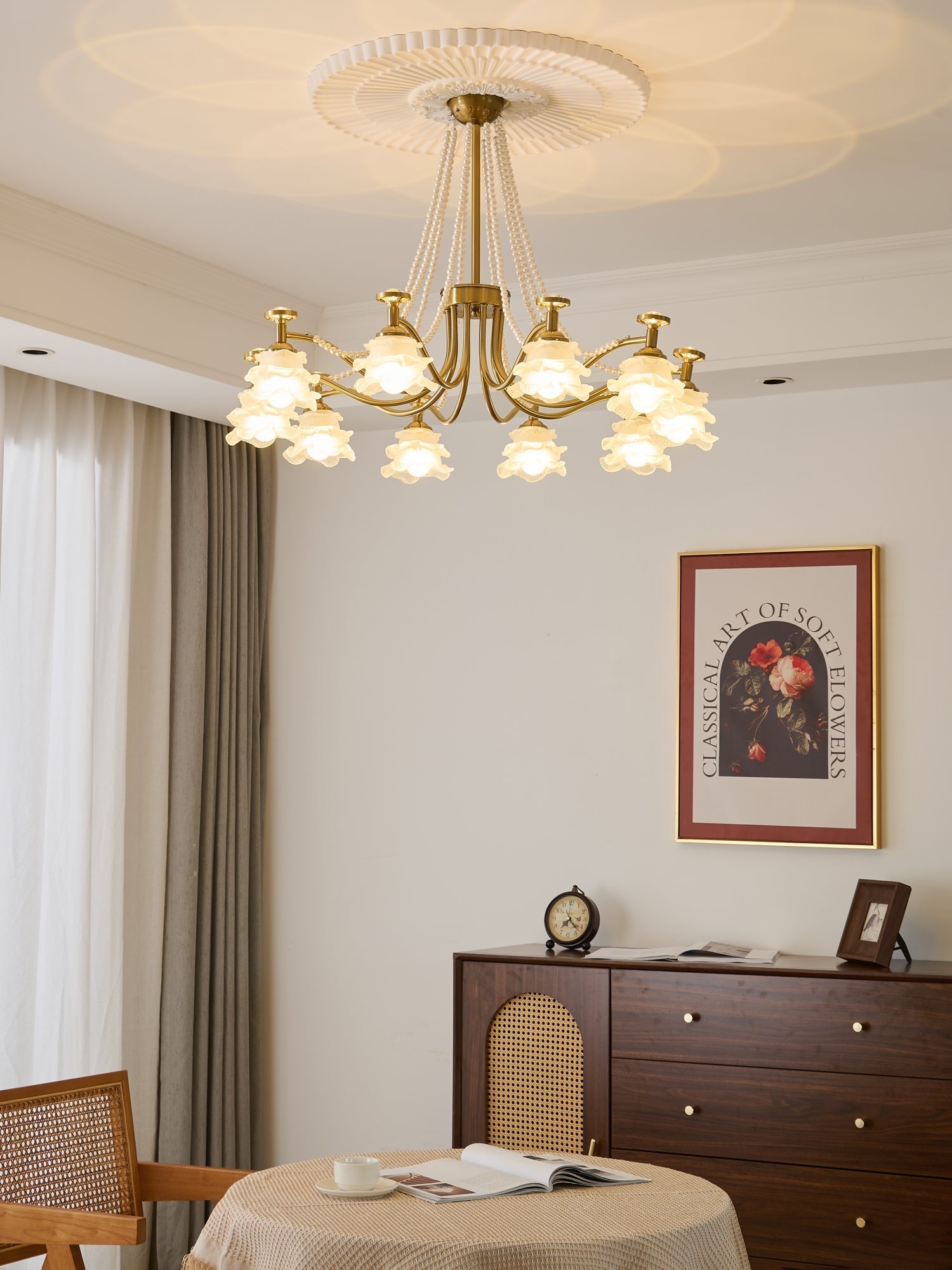 Amaris Rose Chandelier - Lamp Outdoor