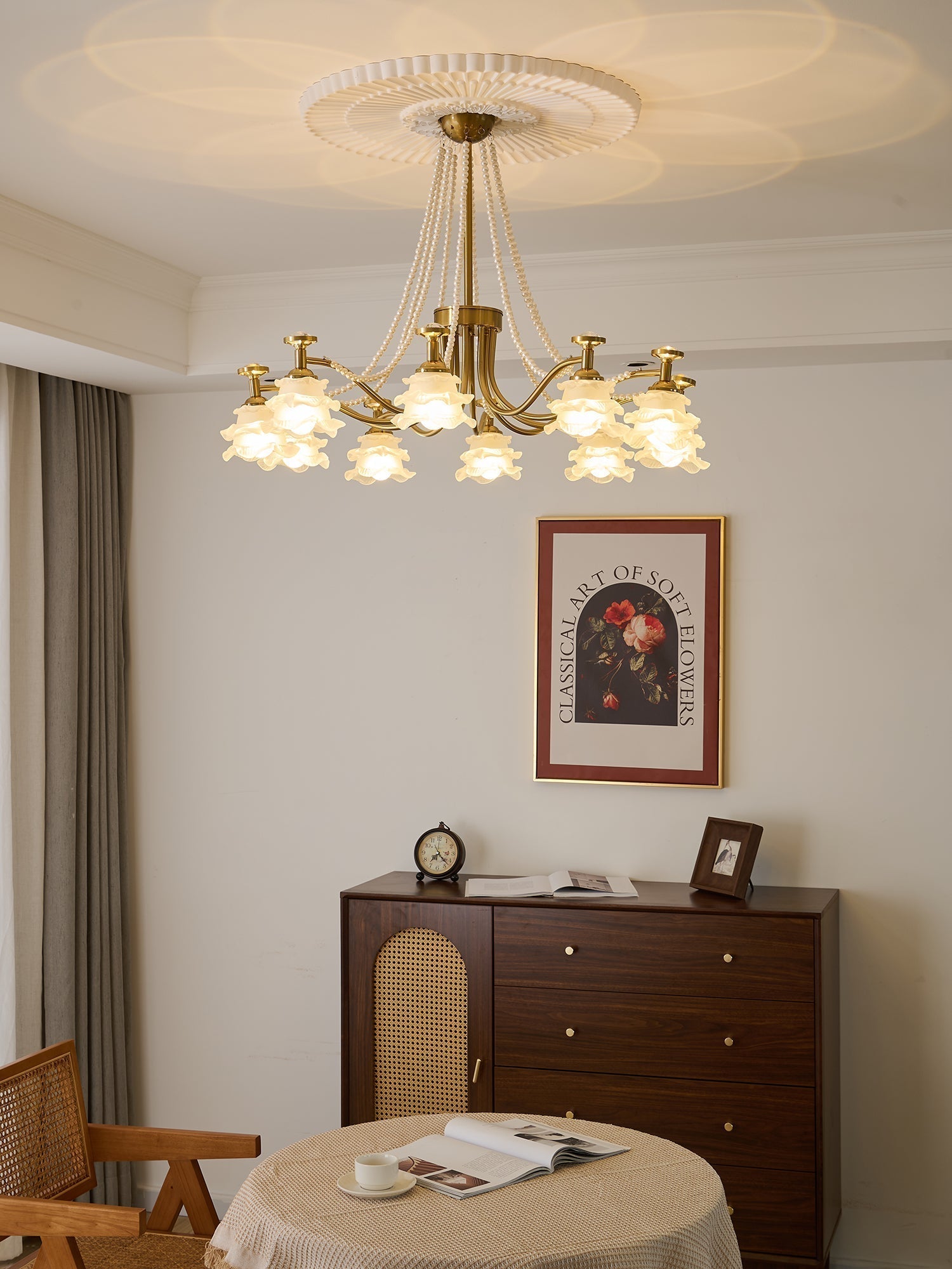 Amaris Rose Chandelier - Lamp Outdoor