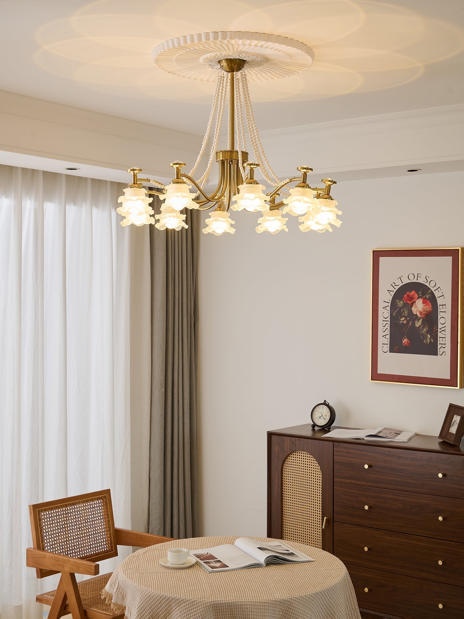 Amaris Rose Chandelier - Lamp Outdoor