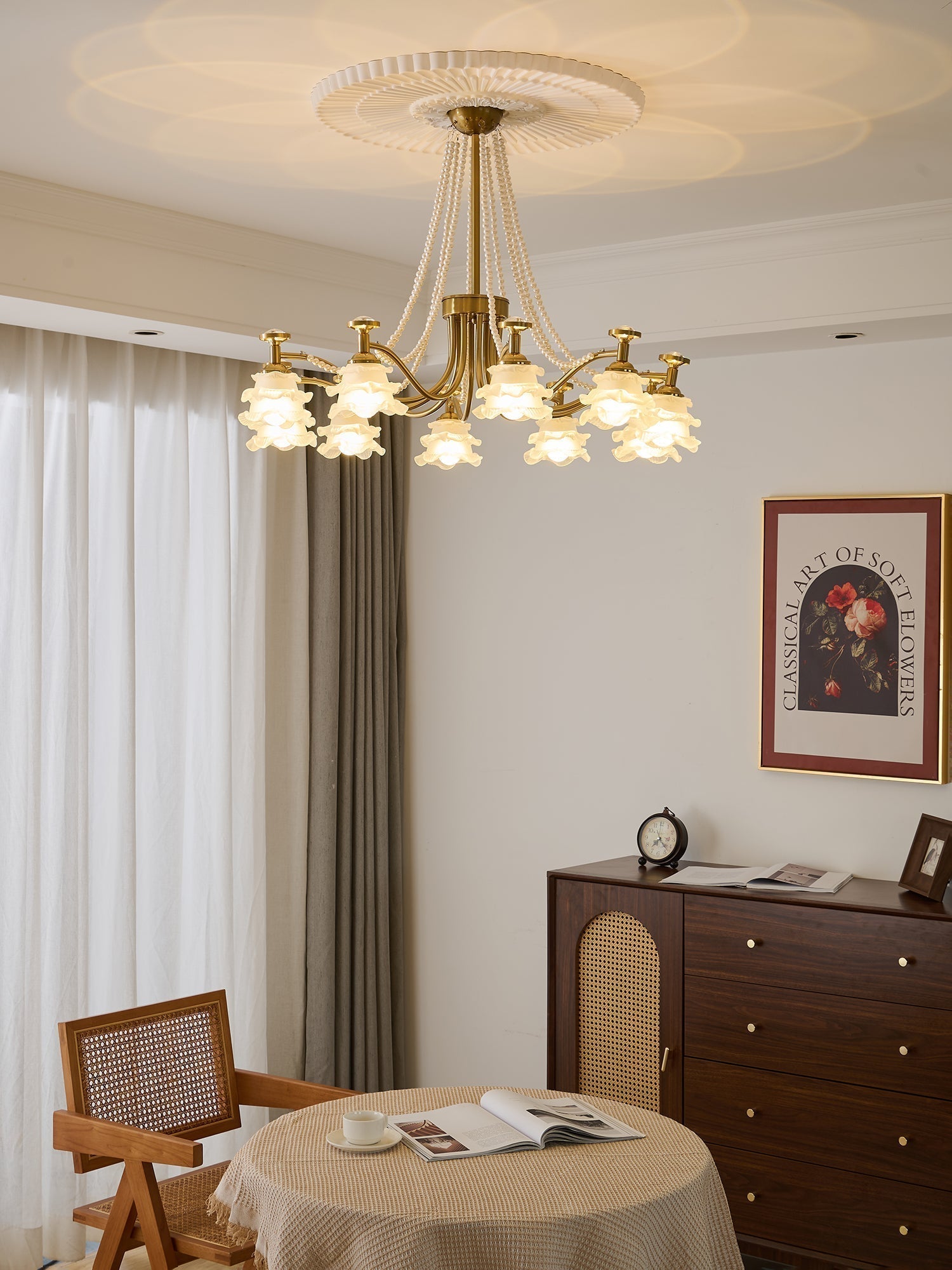 Amaris Rose Chandelier - Lamp Outdoor