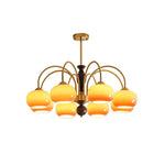 Aurora Chandelier Amberly Arch Curved Arms - Lamp Outdoor