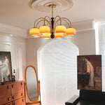 Aurora Chandelier Amberly Arch Curved Arms - Lamp Outdoor