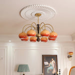 Aurora Chandelier Amberly Arch Curved Arms - Lamp Outdoor