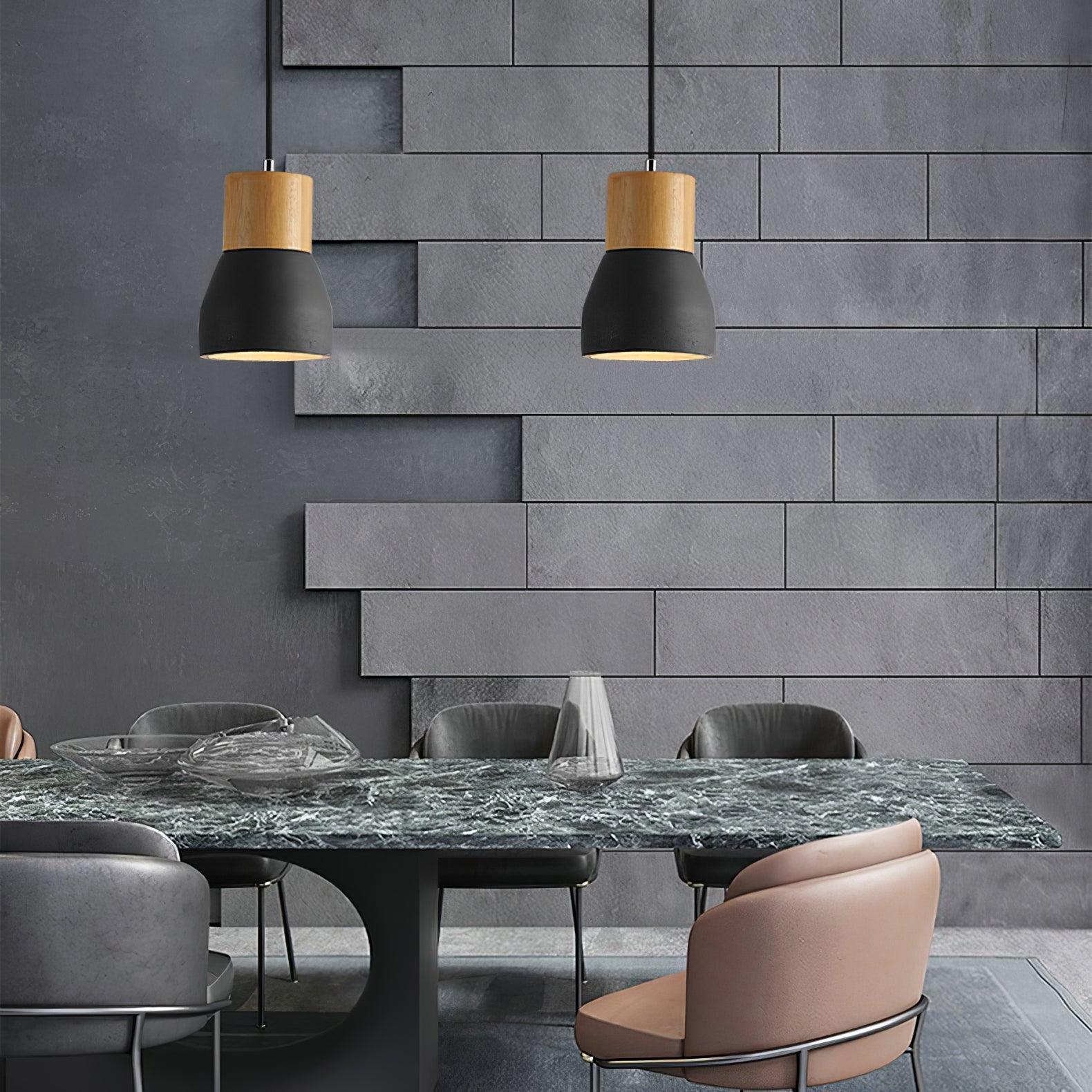 Andenon Cement Pendant Light - Lamp Outdoor