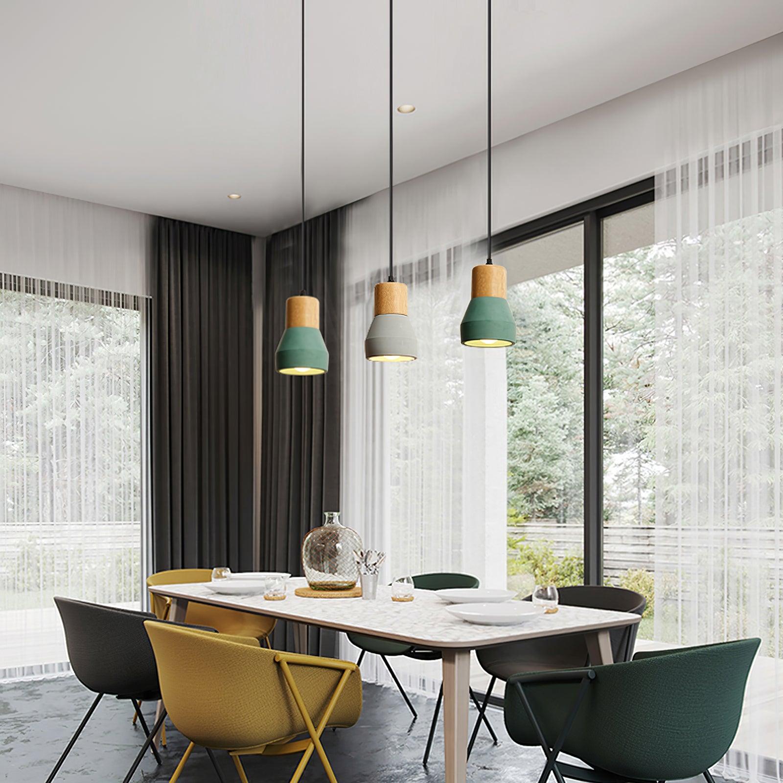 Andenon Cement Pendant Light - Lamp Outdoor
