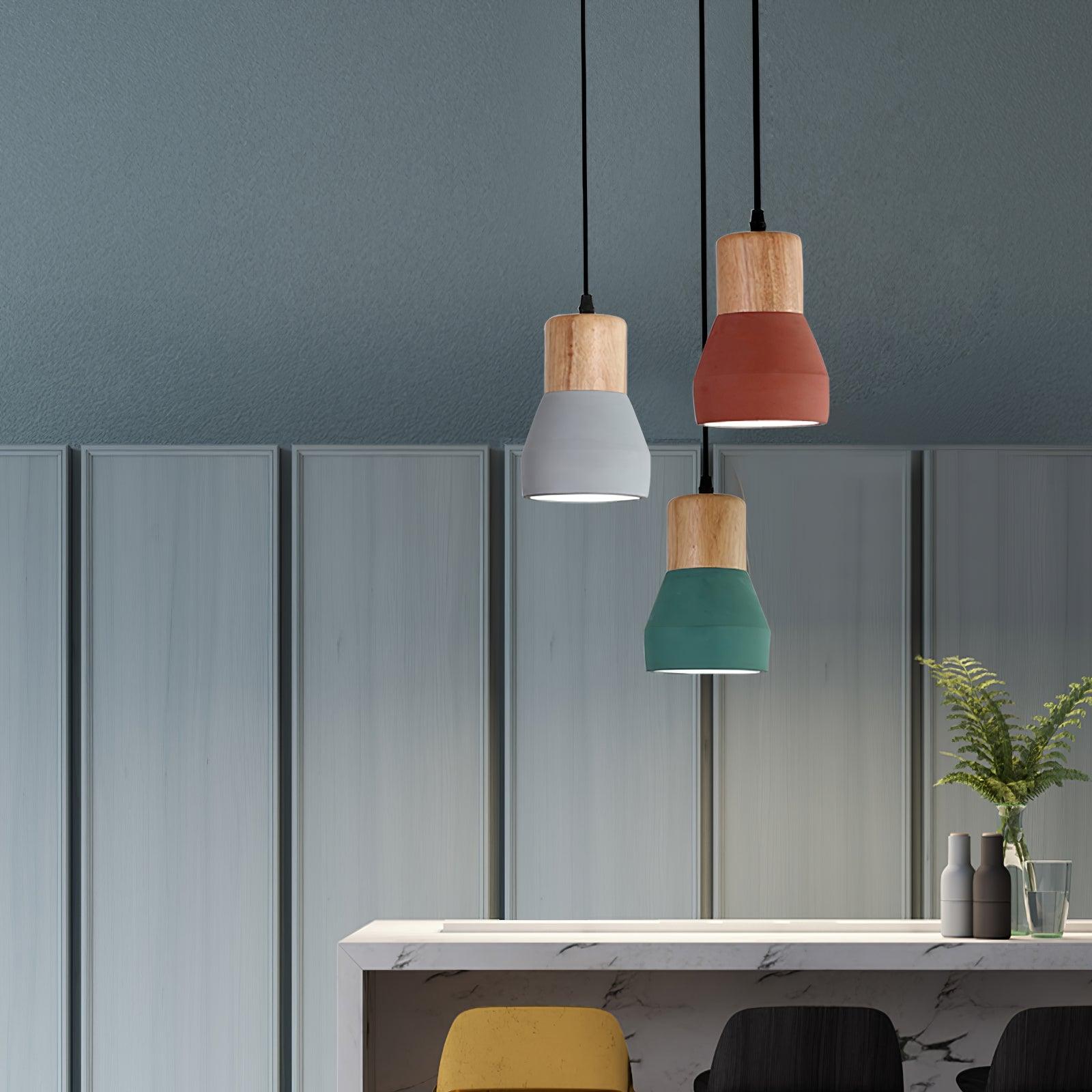 Andenon Cement Pendant Light - Lamp Outdoor