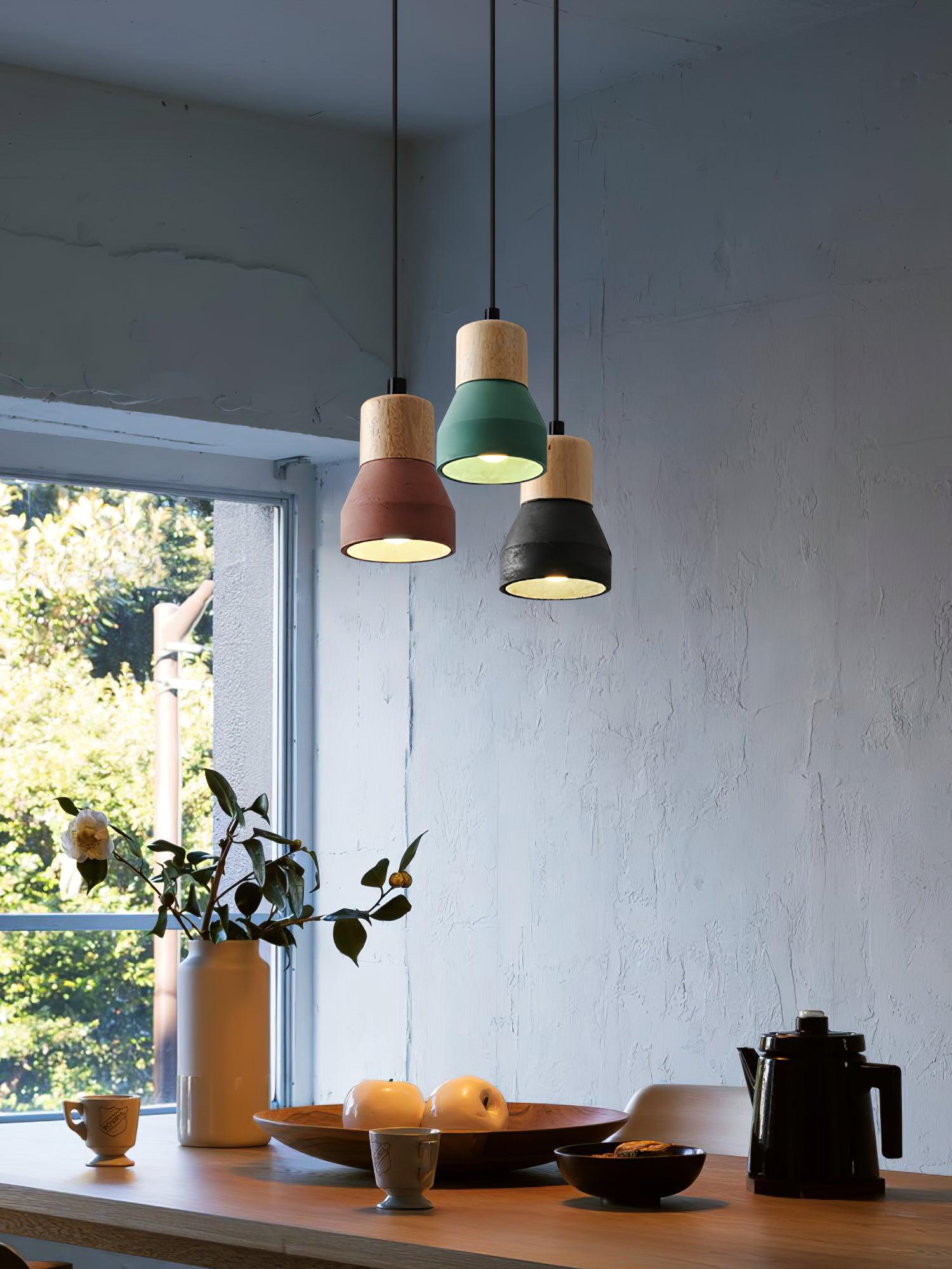 Andenon Cement Pendant Light - Lamp Outdoor
